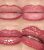Huda Beauty Makeout Sesh Lip Duo | Rosewood Lip Tint & Bombshell Gloss