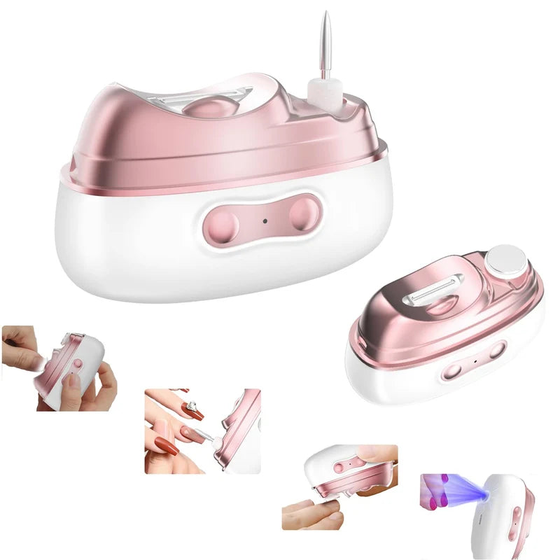 4-in-1 Electric Nail Clipper | Portable Rechargeable Nail Care Tool