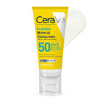 CeraVe Invisible Mineral Sunscreen SPF 50 | Face Sunscreen with Ceramides & Niacinamide