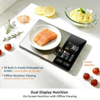 Smart Nutrition Kitchen Scale | 1g Precision Digital Food Scale with App