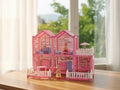 DreamVilla 172-Piece Villa Dollhouse Playset for Girls – DIY Coloring House with Dolls & Furniture