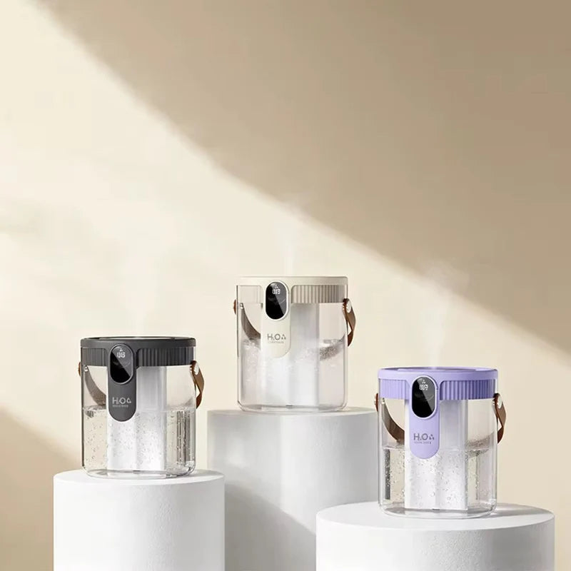 MistGlow 1800mAh Dual Mist Humidifier with Ambient Light | Portable Rechargeable Air Humidifier