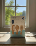 Kidilo Baby Brush & Comb Set | 3-Piece Newborn Hair & Scalp Grooming Kit