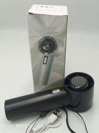 Hurricane Portable Turbo Handheld Fan | High-Speed Rechargeable Mini Fan