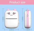 Mini Pocket Thermal Printer – Bluetooth Wireless Inkless Photo, Label & Note Printer with Fun Print App
