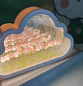 3D Infinity Tulip Night Light – Cloud-Shaped LED Flower Lamp for Bedroom & Home Décor